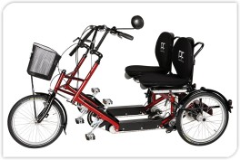 Duo PF Mobility Adults Electric Tandem Tricycle