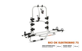 OK2 Elettrobike 75 Rear Bike Rack - Aluminium - Fabbri