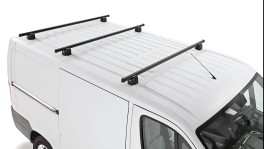 Pair of roof bars for commercial vehicles Steel bar 135 cm - Fabbri