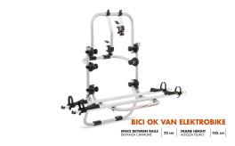 OK Van Elettrobike 105 Rear Bike Rack - Aluminium - Fabbri