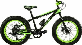 Boy's Fat Bike 20'' crow Cicli Casadei black/green