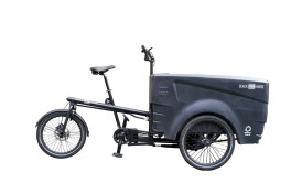 Polly 2 Electric Cargo Bike - Black Iron Horse