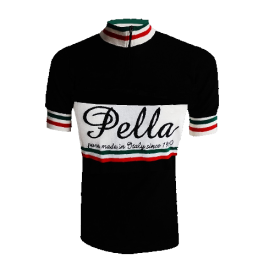 Maglia Ciclismo Vintage lana manica corta Pella