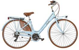 City bike donna vintage 6v colore azzurro cicli casadei