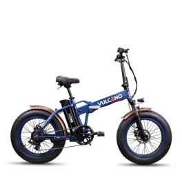 Fat bike elettrica pieghevole Vulcano 2.8.5 Blu
