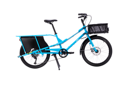 Bicicletta trasporto carico Kombi Yuba Blu