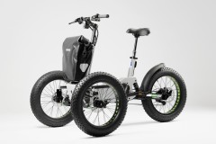 Triciclo Elettrico full suspension Fst Evo Fat 9V Bafang - Etnnic