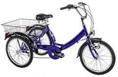 Triciclo Adulti Unisex 20'' 6V Alluminio Cicli Casadei
