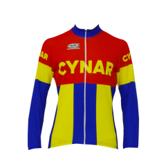 Maglia ciclismo manica lunga Cynar Vintage Pella