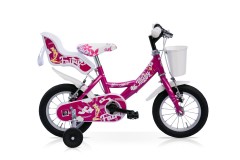Bici Bambina Fairy 12''/14" 1V Acciaio Speedcross Lampone