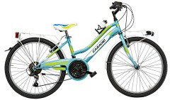 City Girl Bike - Lincy 24'' Steel- 18S Cicli Casadei