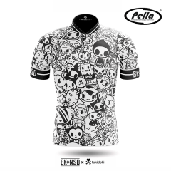 Tokidoki Signature man's short sleeve cycling jersey - Pella