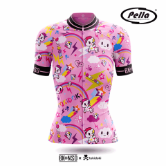  Tokidoki Unicorn woman's short sleeve cycling jersey - Pella