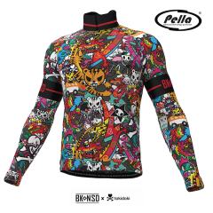 Tokidoki Tiger men's long sleeve cycling jersey - Pella