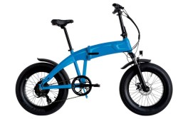 E-bike pieghevle folding Next Wayel azzurro