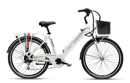Bicicletta elettrica apedalata assistita Venezia Armony bianco