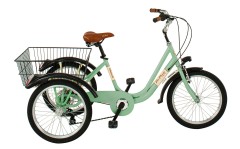 Tricycle Adults Unisex 24 '' 6S Aluminum Via Veneto Green