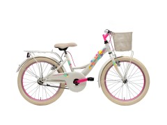 City Bike Girl 20'' Bianco/Rosa Cicli Adriatica