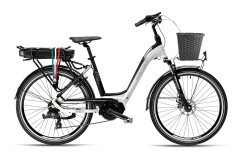 Jesolo 7S 28" Electric Bicycle - Armony White/Black